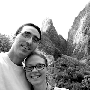Picture of the author with his wife